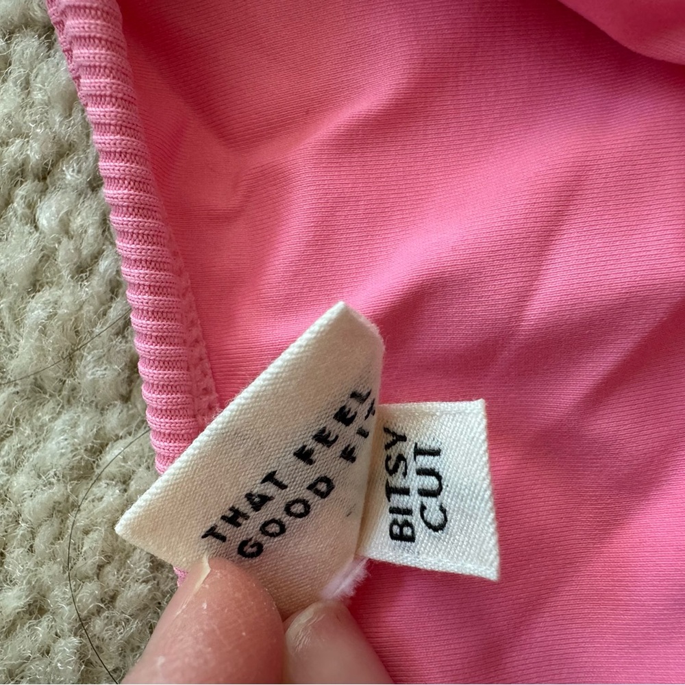 Lspace Pink Ribbed Bikini - Picture 8 of 8